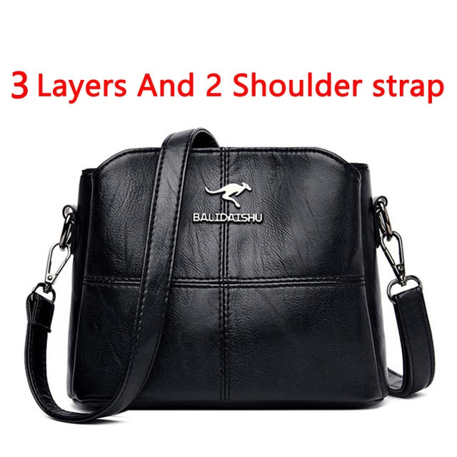 High Quality Soft PU Leather Shoulder Crossbody Bags for Women 2020 New Luxury Handbags Women Bags Designer Messenger Bag Sac