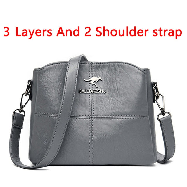 High Quality Soft PU Leather Shoulder Crossbody Bags for Women 2020 New Luxury Handbags Women Bags Designer Messenger Bag Sac