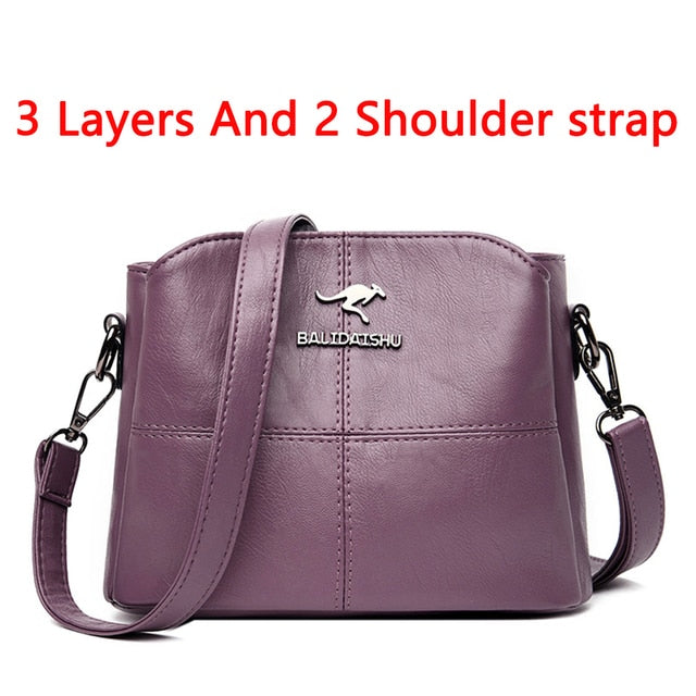 High Quality Soft PU Leather Shoulder Crossbody Bags for Women 2020 New Luxury Handbags Women Bags Designer Messenger Bag Sac