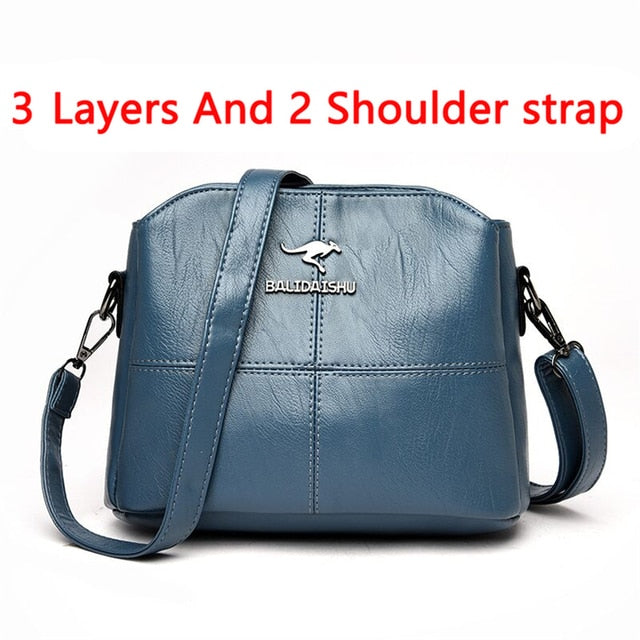 High Quality Soft PU Leather Shoulder Crossbody Bags for Women 2020 New Luxury Handbags Women Bags Designer Messenger Bag Sac