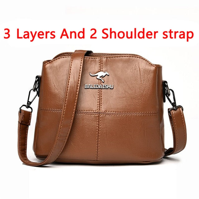 High Quality Soft PU Leather Shoulder Crossbody Bags for Women 2020 New Luxury Handbags Women Bags Designer Messenger Bag Sac