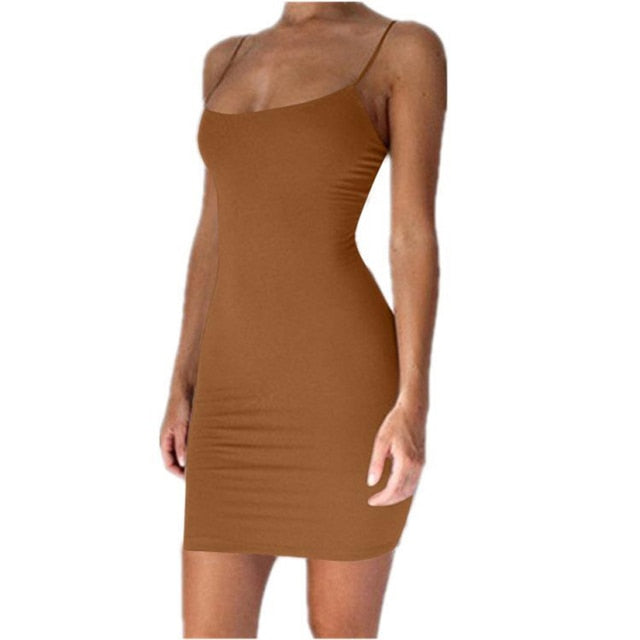 Dresses for Women 2021 Sexy Evening Bodycon Dress Mini Dress Sleeveless Club Night Beach Backless Dress Summer One-Piece