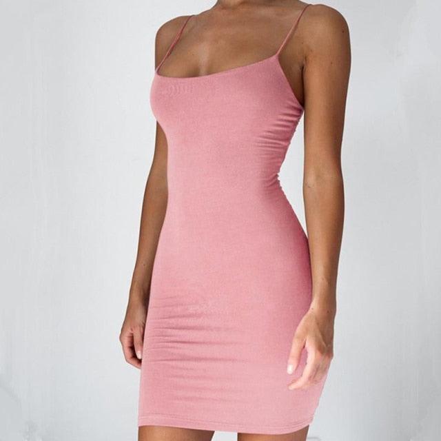 Dresses for Women 2021 Sexy Evening Bodycon Dress Mini Dress Sleeveless Club Night Beach Backless Dress Summer One-Piece