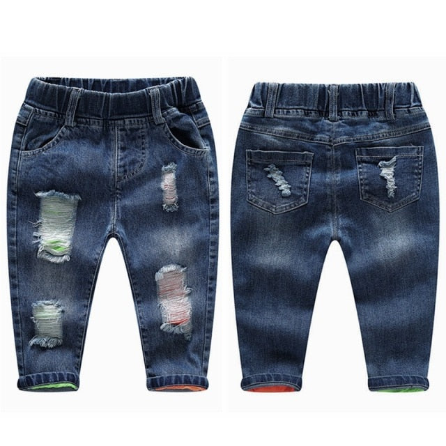 Chumhey 0-6T Spring Autumn Baby Girls Boys Child Kids Jeans Pants Enfant Stretchy Denim Trousers Toddler Clothing 1 2 3 4 5 6