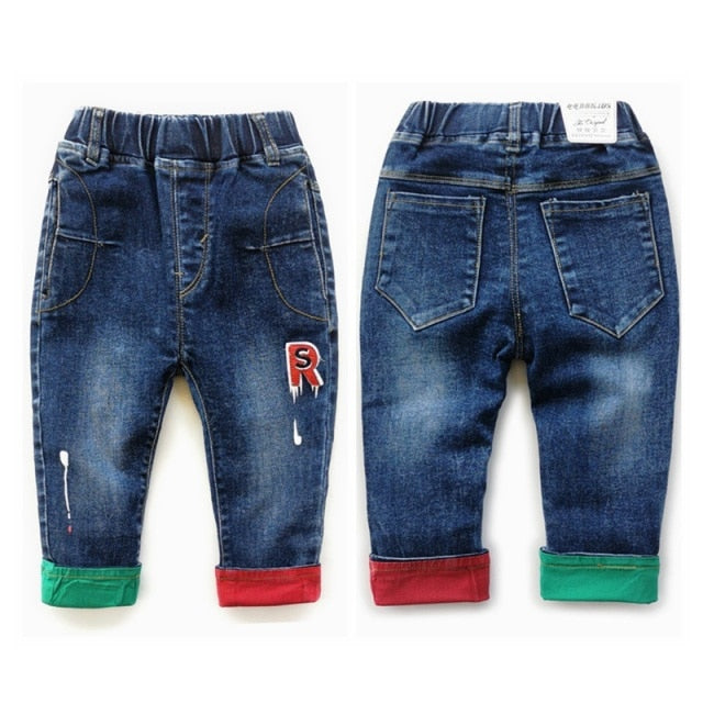 Chumhey 0-6T Spring Autumn Baby Girls Boys Child Kids Jeans Pants Enfant Stretchy Denim Trousers Toddler Clothing 1 2 3 4 5 6