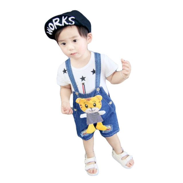 Summer Baby Boys Denim Shorts Fashion Hole Children Jeans South Korea Style Boy Casual Cowboy Shorts Child Toddler Beach Pants