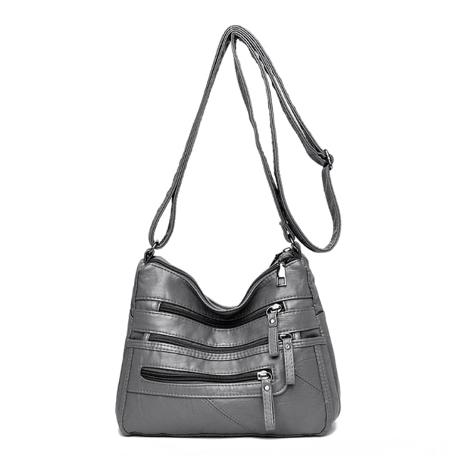 2022 Women Shoulder Bag Leather Luxury Handbags Women&#39;s Bags Designer Shoulder Crossbody Bag Female Fashion Female for Ladies